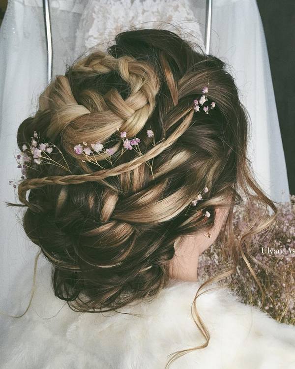 Wedding Updo Hairstyles for Long Hair from Ulyana Aster_14 ❤ See more: http://www.deerpearlflowers.com/wedding-updo-hairstyles-for-long-hair-from-ulyana-aster/