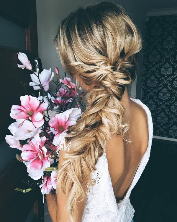 Wedding Updo Hairstyles for Long Hair from Ulyana Aster_15 ❤ See more: http://www.deerpearlflowers.com/wedding-updo-hairstyles-for-long-hair-from-ulyana-aster/