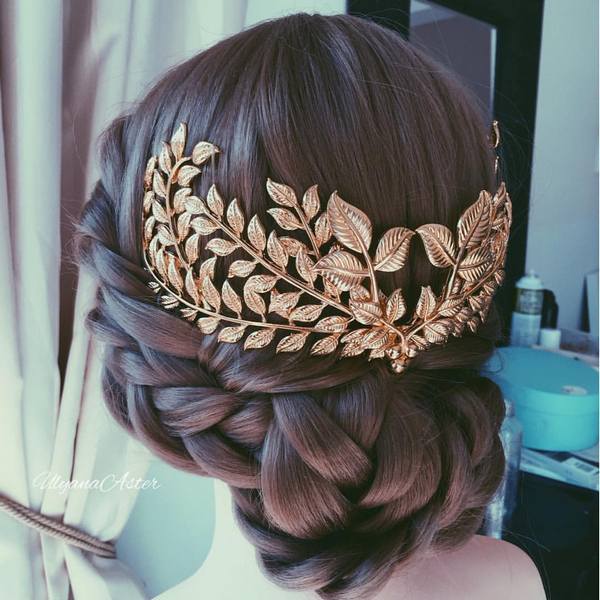 Wedding Updo Hairstyles for Long Hair from Ulyana Aster_16 ❤ See more: http://www.deerpearlflowers.com/wedding-updo-hairstyles-for-long-hair-from-ulyana-aster/2/