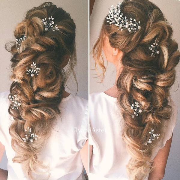 Wedding Updo Hairstyles for Long Hair from Ulyana Aster_20 ❤ See more: http://www.deerpearlflowers.com/wedding-updo-hairstyles-for-long-hair-from-ulyana-aster/2/