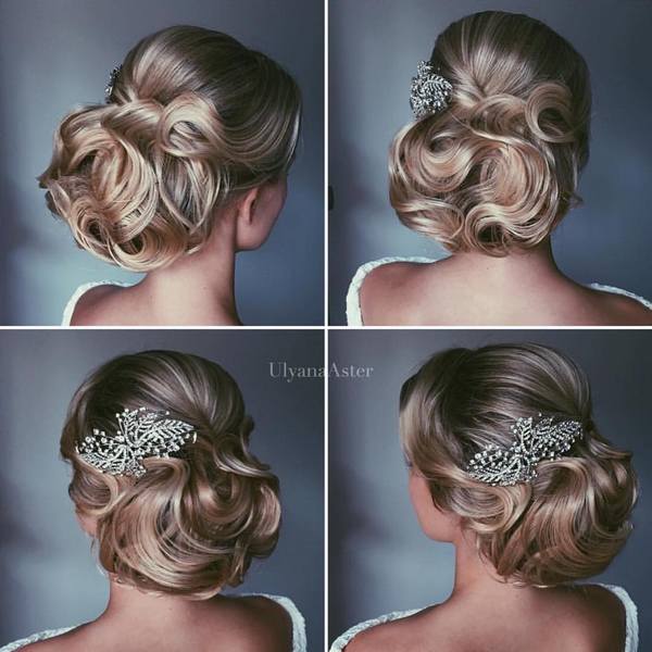 Wedding Updo Hairstyles for Long Hair from Ulyana Aster_24 ❤ See more: http://www.deerpearlflowers.com/wedding-updo-hairstyles-for-long-hair-from-ulyana-aster/2/