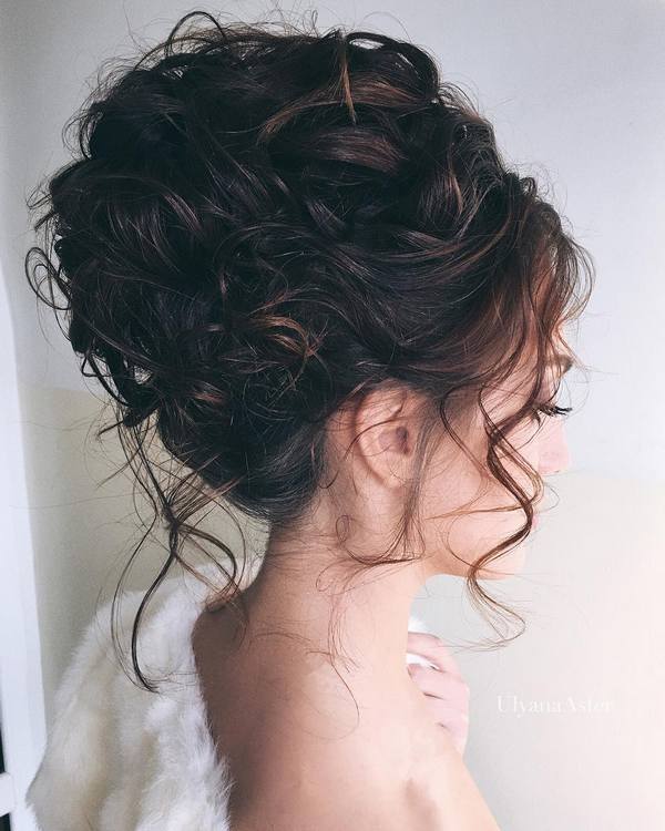 Updos For Curly Long Hair