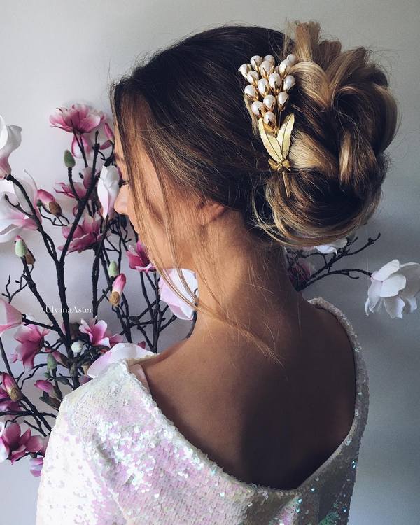 Wedding Updo Hairstyles for Long Hair from Ulyana Aster_26 ❤ See more: http://www.deerpearlflowers.com/wedding-updo-hairstyles-for-long-hair-from-ulyana-aster/2/