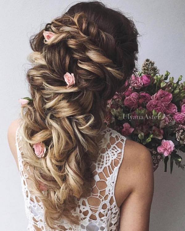 Wedding Updo Hairstyles for Long Hair from Ulyana Aster_28 ❤ See more: http://www.deerpearlflowers.com/wedding-updo-hairstyles-for-long-hair-from-ulyana-aster/2/