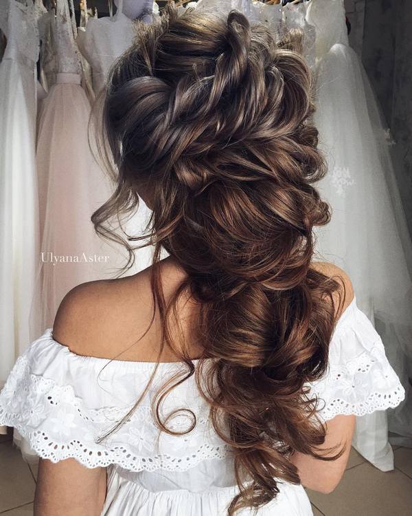 Wedding Updo Hairstyles for Long Hair from Ulyana Aster_29 ❤ See more: http://www.deerpearlflowers.com/wedding-updo-hairstyles-for-long-hair-from-ulyana-aster/2/