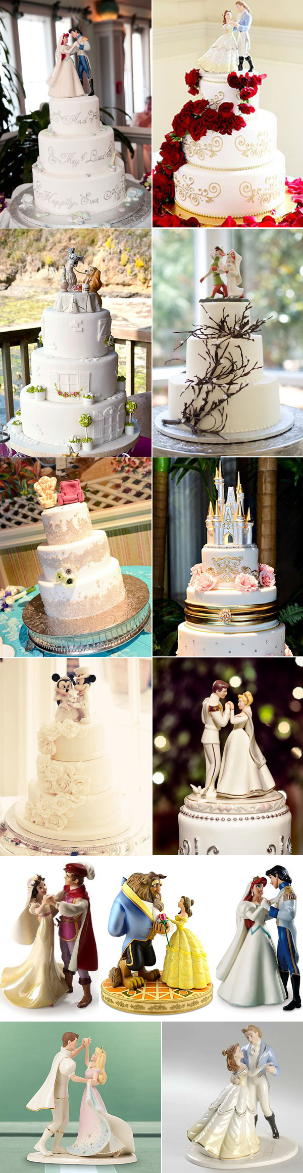 disney wedding cake toppers
