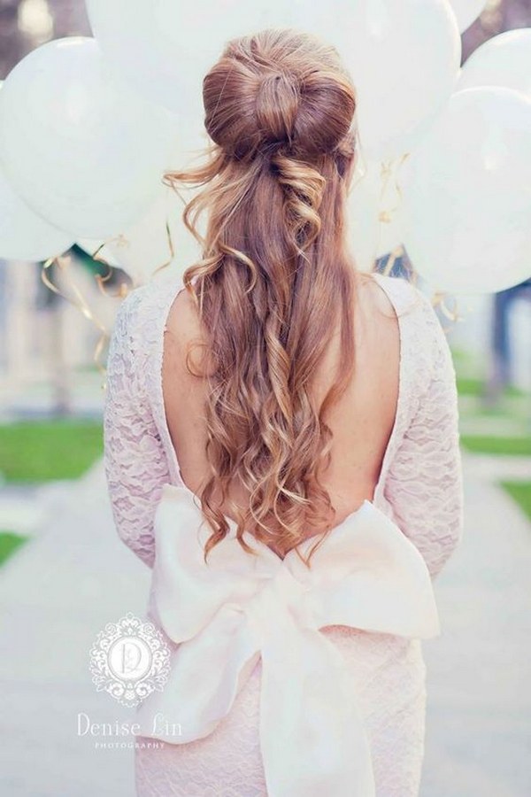 40 Stunning Half Up Half Down Wedding Hairstyles with 40 Stunning Half Up Half Down Wedding Hairstyles with