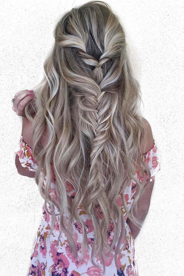 half up half down wedding hairstyles via hairby_chrissy