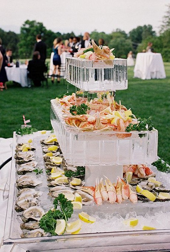 rustic wedding food bar decor