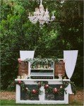 outdoor wedding bar ideas