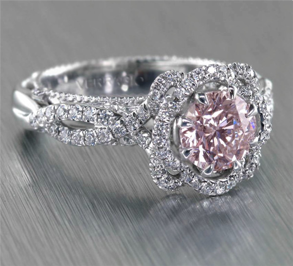 pink diamond engagement rings