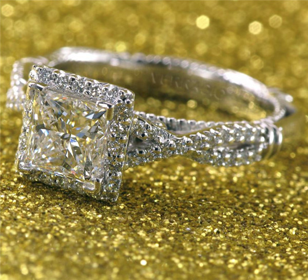 princess cut wedding rings