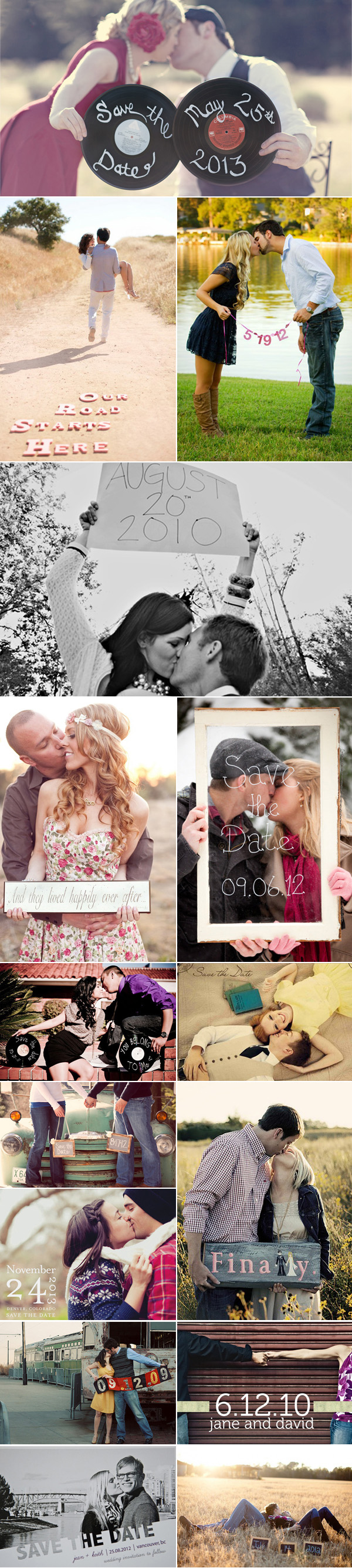 romantic save the date photo ideas