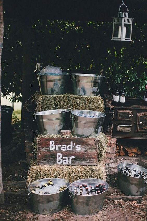 rustic brad's wedding decor ideas