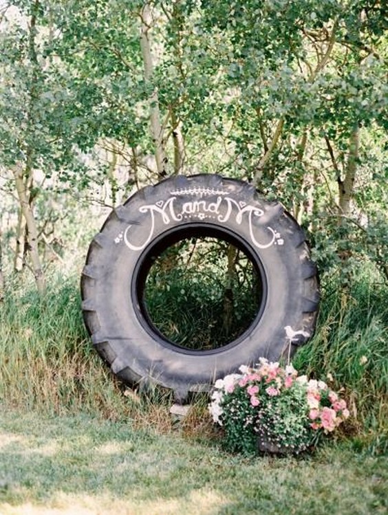 rustic country wedding sign ideas