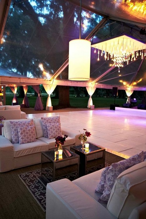 simple wedding reception lounge decor