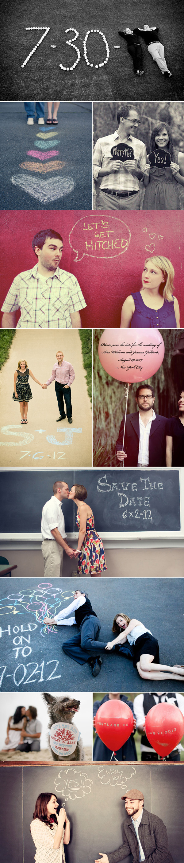 unique save the date ideas