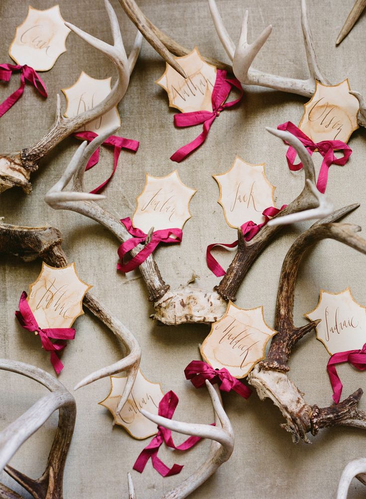 Antlers Wedding Decor Whimsical Ideas