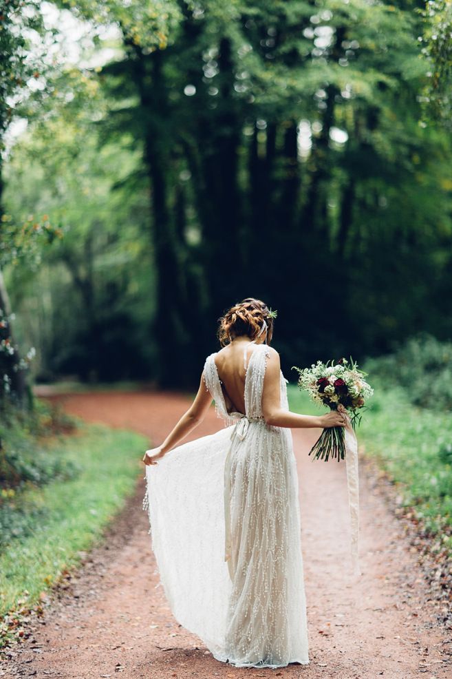 woodland wedding dress