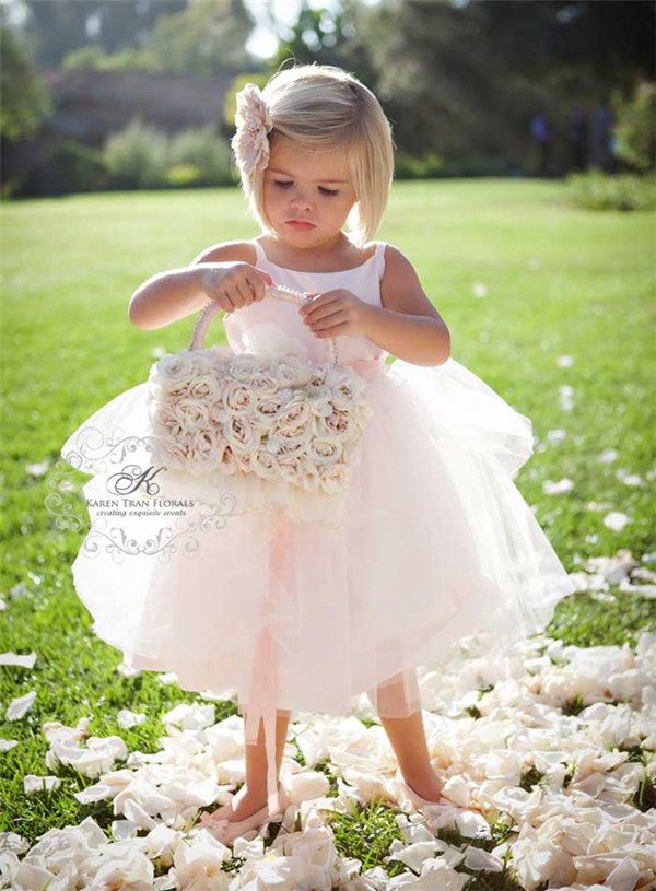 Blush Toddler Flower Girl Dresses Deals ...