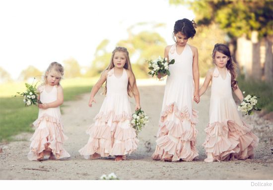 Dollcake boho flower girl dresses for girls