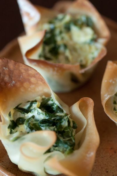 Fall Fest- Spinach Artichoke Cups