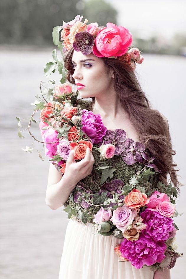 Flower-Filled Woodland Wedding Inspiration