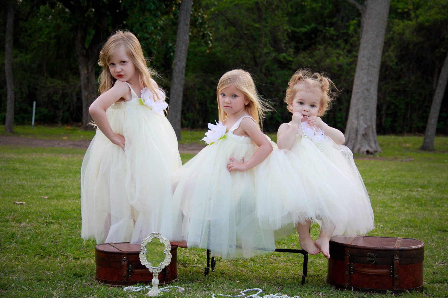 Flower Girl Dress Light Pink Tulle Wedding Dress for Little Girl Birthday, Baby and Toddler Tutu Dress, Princess Flower Girl Tutu Dresses