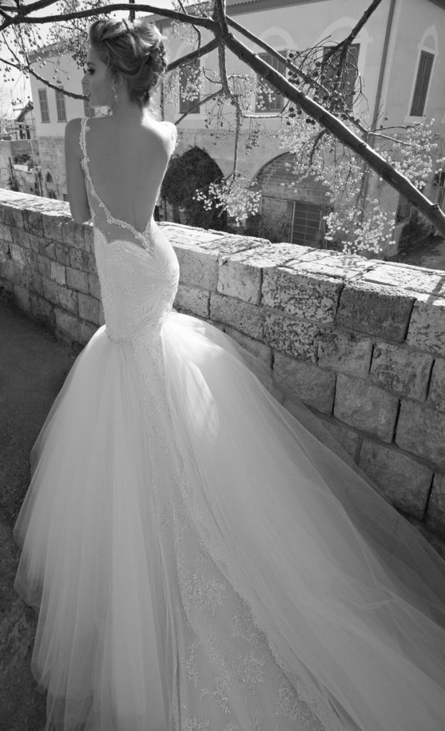 Galia Lahav Mermaid Bridal Dress with Sexy Open Back Designs
