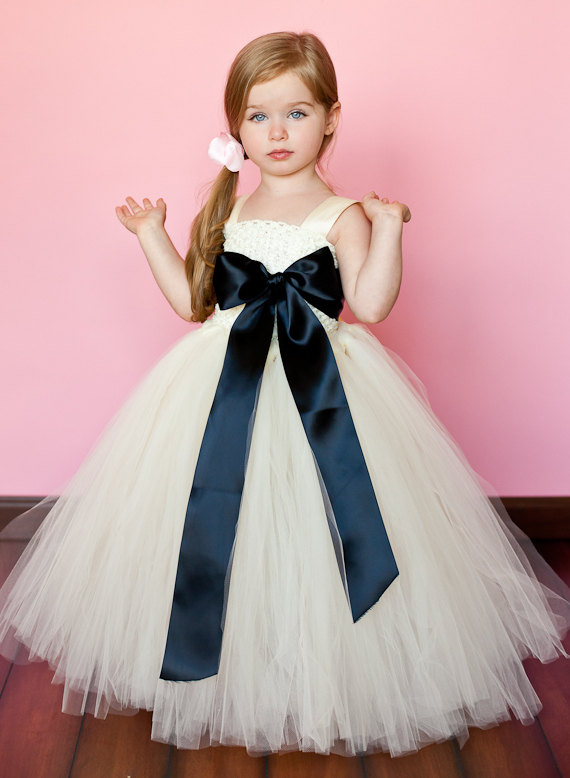 flower girl dresses in black