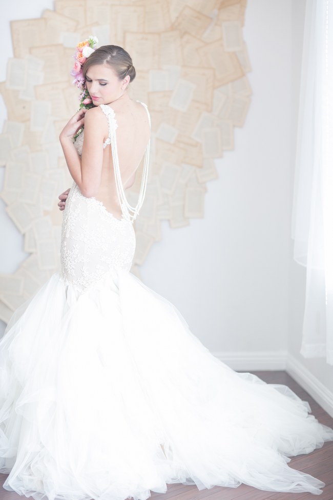 JAW-DROPPING BACKLESS TULLE WEDDING DRESS FROM GALIA LAHAV
