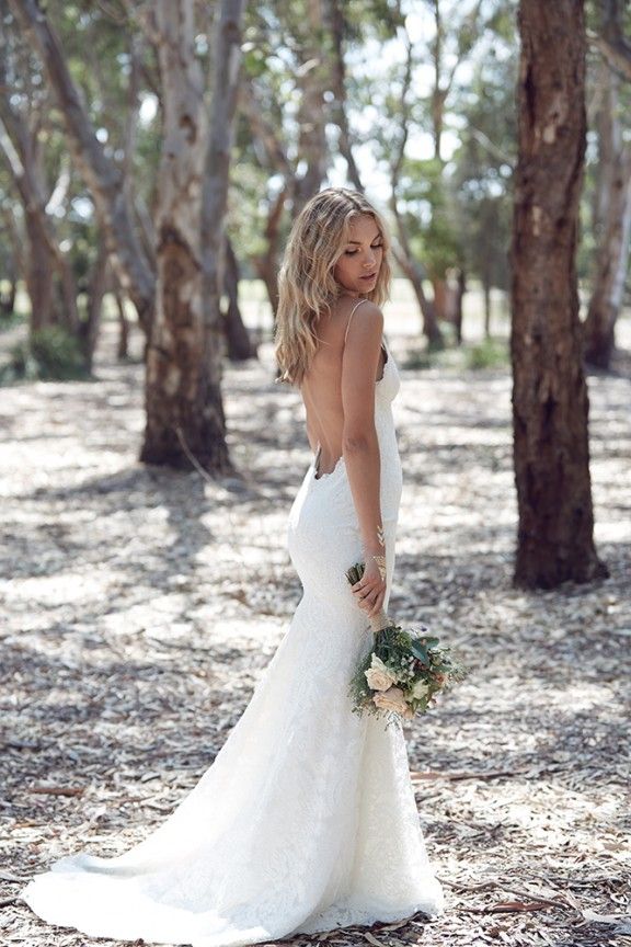 Katie May bridal backless wedding dress