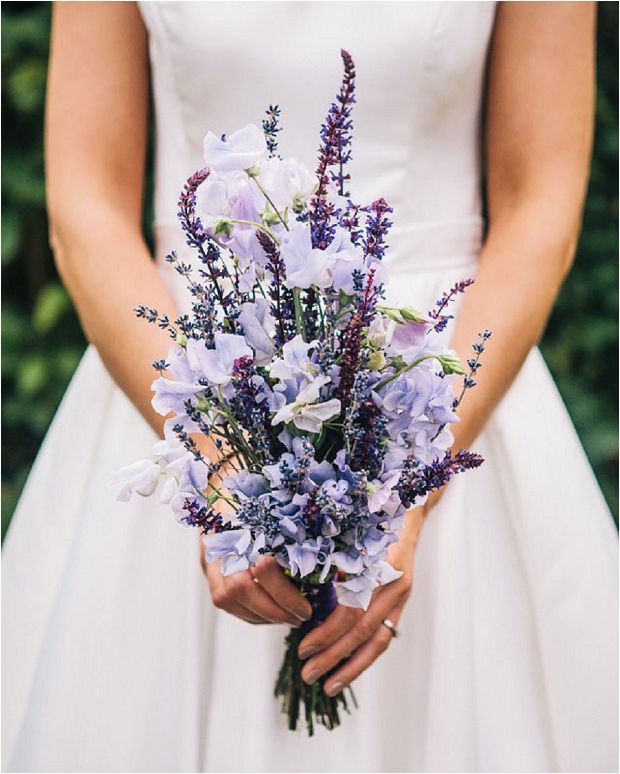 Lavender Wedding Bouquet for Rustic Wedding