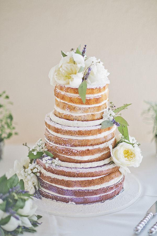 50 Rustic Semi-Naked & Naked Wedding Cake Ideas 2024 12