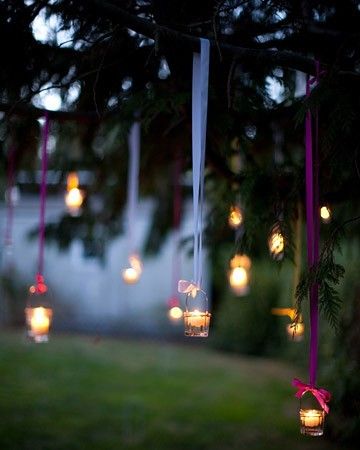 Lighting for outdoor reception