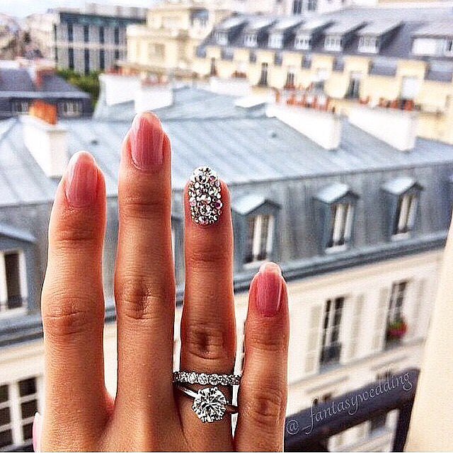 Match Your Wedding Band with Your Nail Art