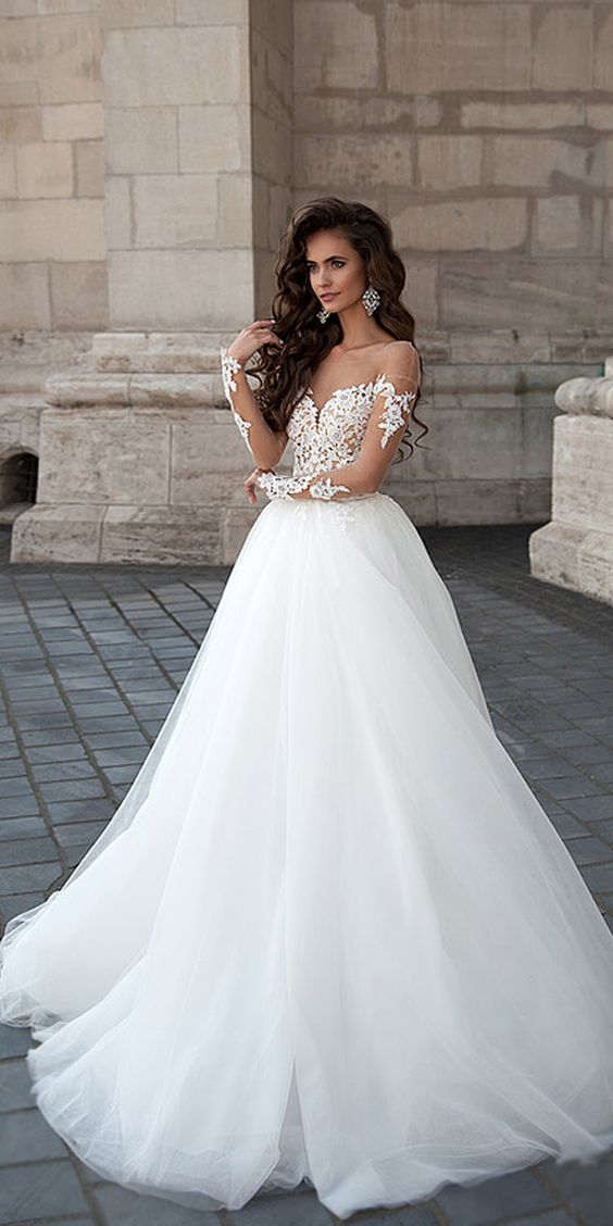 Mila Nova Aline Lace Wedding Dresses