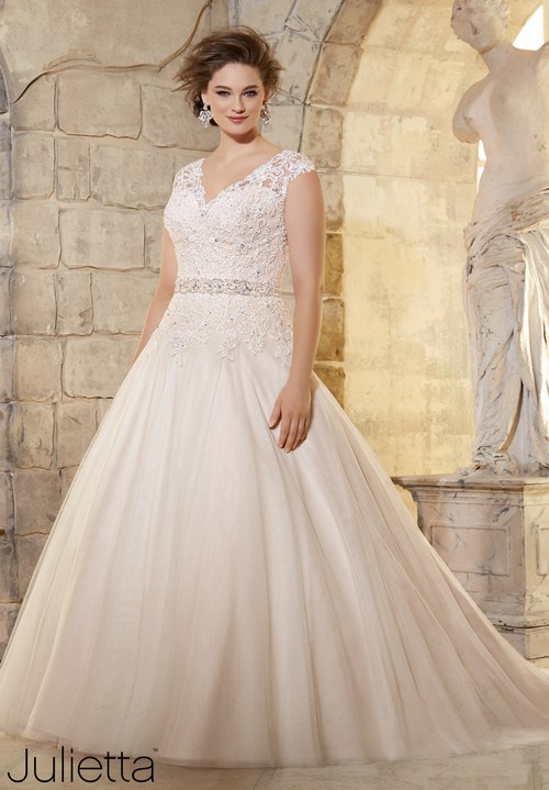 Mori Lee Plus Size Wedding Dress 3181