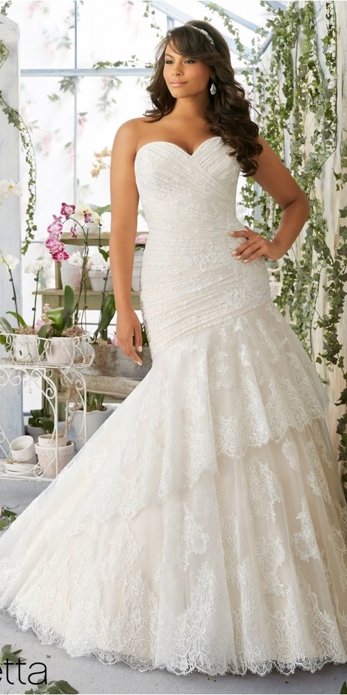 Mori Lee Plus Size Wedding Dress 3191