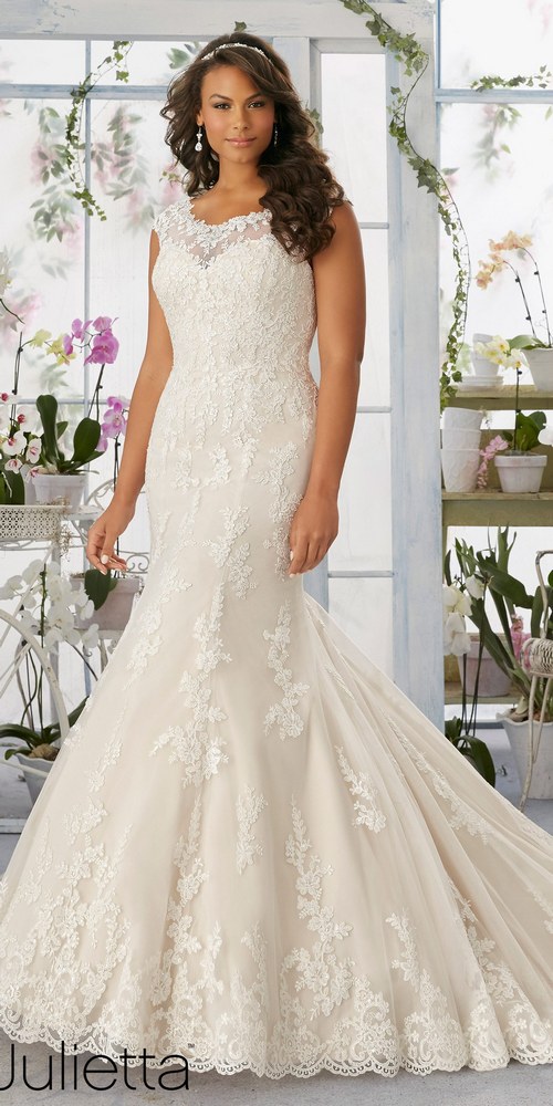 Mori Lee Plus Size Wedding Dress 3194