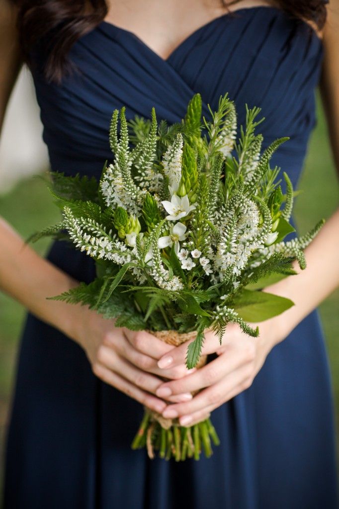 Natural Rustic Romance Bridesmaid Bouquet