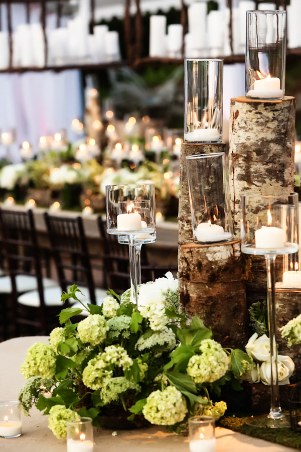 Rustic Wedding Ideas - Candle Centerpieces for Weddings