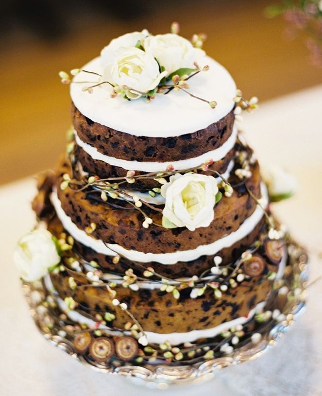 Rustic Wedding Ideas - Naked Wedding Cakes