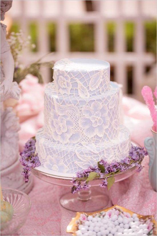 Sugar rush lace wedding cake ideas captured by C Starr Photography