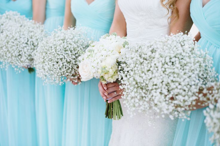 Tiffany blue wedding ideas – tiffany blue bridesmaid desses