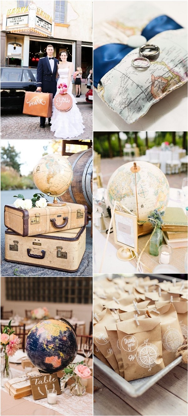 Unique Globe Wedding Theme Ideas