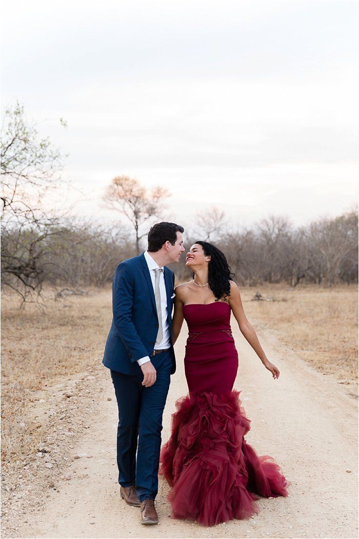 Vera Wang red wedding dress