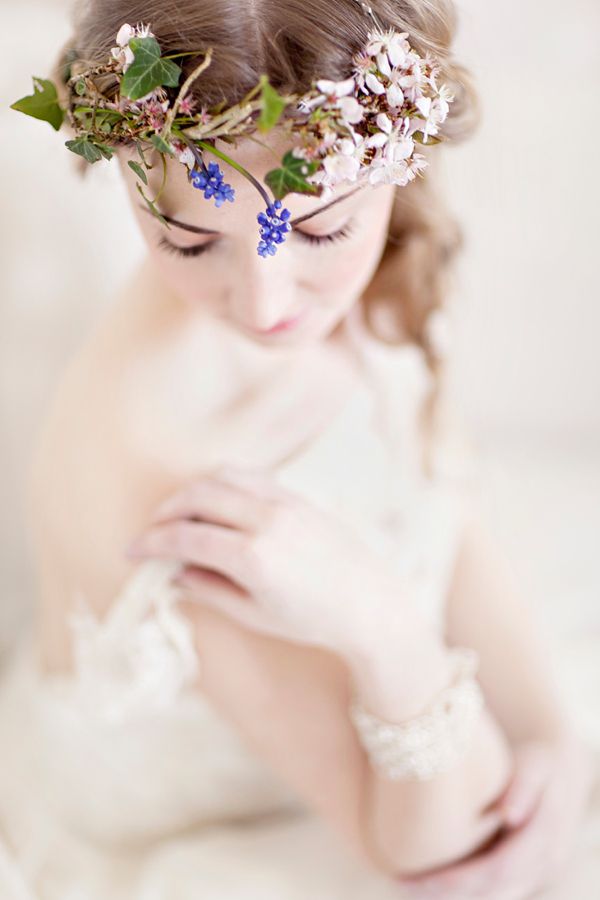 Whimsical Scottish Castle Heritage Hyacinth Wedding Crown