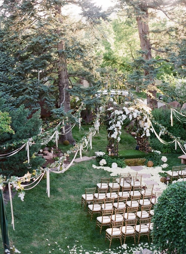 Woodland Wedding Ceremony Ideas