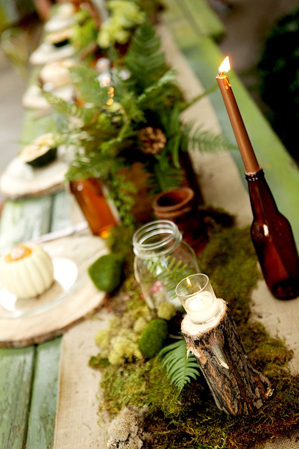 Woodland Wedding Event Centerpiece